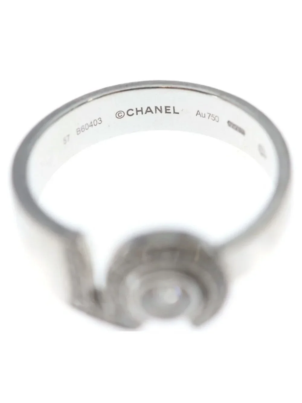 Chanel Eternal Diamond Ring Silver